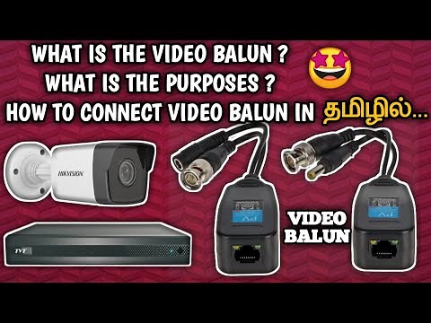 How To Connect Video Baluns To CAT5 Cable For CCTV Cameras | BNC to ethernet connector I PV balun