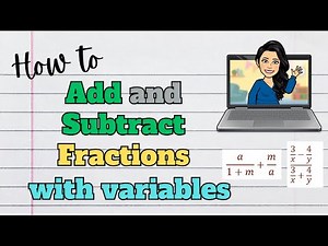 Simplifying Algebraic Fractions | Write as a single fraction
