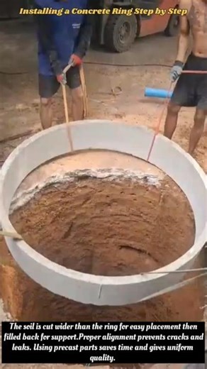 Installing a Concrete Ring Step by Step