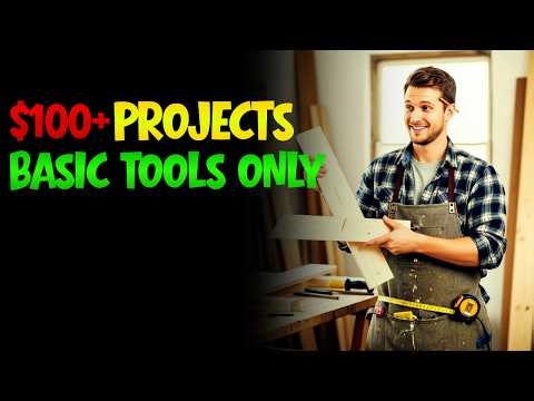 5 Woodworking Projects Beginners Are Selling for $100+ Each (No Advanced Tools)
