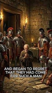 Saint Polycarp - His spilled blood extinguished the fire that burned him