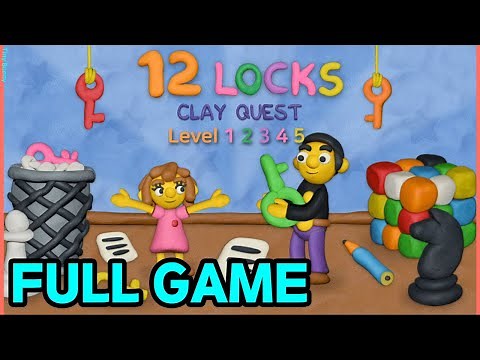 12 Locks Clay Quest Level 1 2 3 4 5 Walkthrough (RUD Present)