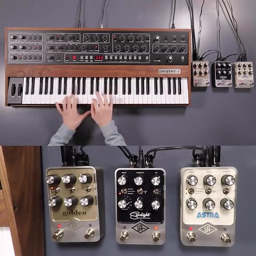 13K views · 533 reactions | #UAFX 欄 Prophet : https://brnw.ch/21wGYFd #GuitarPedals #universalaudio #synths #musicproducer | Universal Audio | Facebook