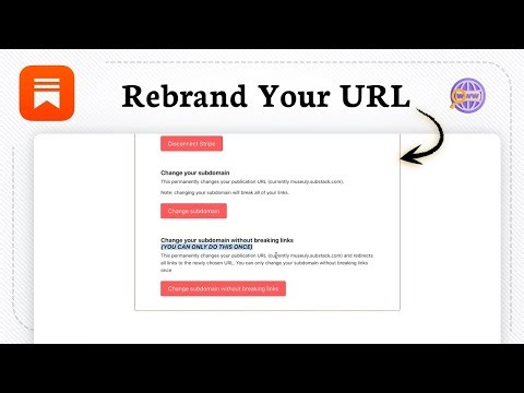 How to change your Substack subdomain URL (Link Refresh)