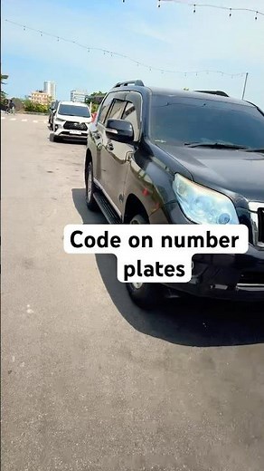 Whats the 4 digit code on car number plates? Registration expiry month #cars #automobile #facts