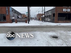 Streets of Dallas covered in snow after winter storm slams Texas