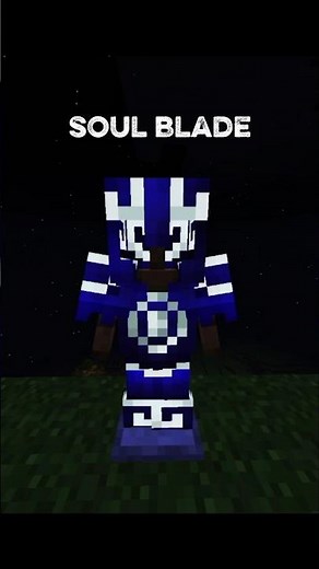 "SOUL BLADE" Armor Trim in Minecraft! (OP Blue & White Combo)⚔️