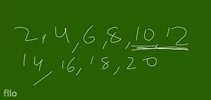 Find the median of: (a) First 10 even numbers (b) First fifty w... | Filo
