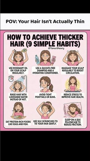 How to Get Thicker Hair Naturally | 9 Simple Habits