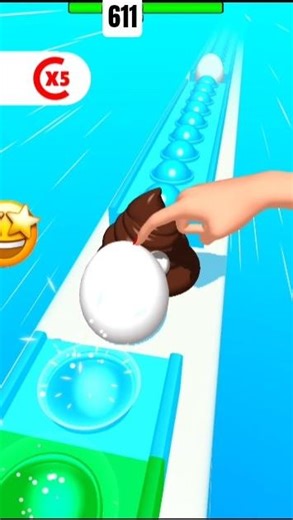 Pop Run 💩💩🤏 X- level 611#shorts