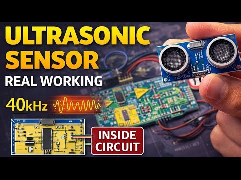 Ultrasonic Sensor Working Explained with Simple Logic