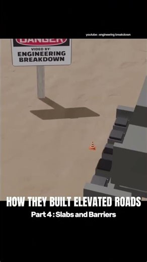 HOW THEY BUILT ELEVATED ROADS; part 4 : Slabs and Barriers 🚧