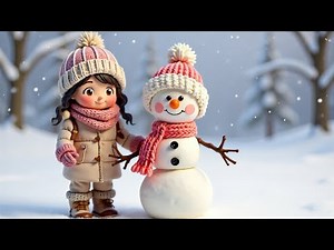 The Little Snowman ⛄❄️ | Winter Nursery Rhyme for Kids