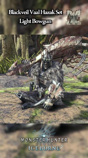 Blackveil Vaal Hazak Set Showcase for Light Bowgun