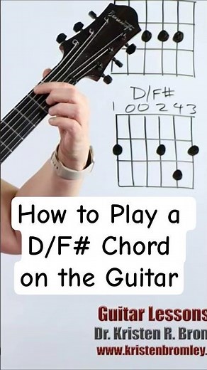 How to Play a D/F# Chord on the Guitar #beginnerguitarlessons #guitarchords