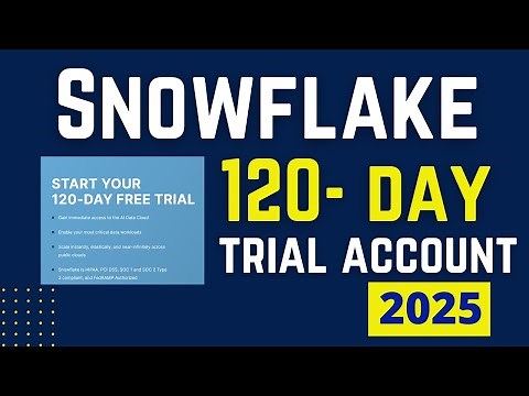 How to create Snowflake 120-Day trial account? | How to create a Snowflake free account?