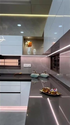 Stainless Steel Modular Kitchen #dailygrowth #kitchendesign #dreamkitchen