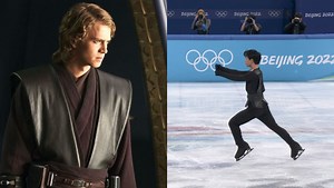 Olympian Channels Vader in STAR WARS Figure Skating Performance