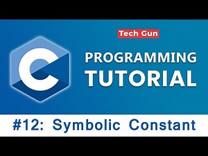 C Programming Tutorial in Hindi For Beginners [Part-12] Symbolic Constant in C Programming