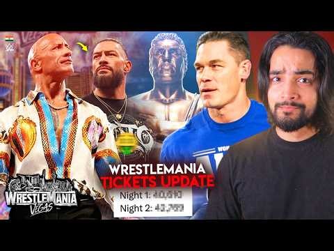 Wrestlemania Tickets Update😯...John Cena Vs WWE Now, The Rock, Roman Reigns, Huge Smackdown Show