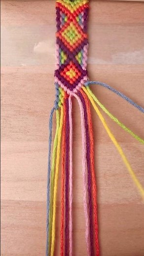 Chevron Friendship Bracelet Easy Tutorial #braceletmaking