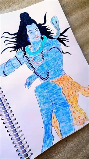 How to Draw Lord Shiva | Bholenath Art Tutorial (Hindi) #painting #artwork