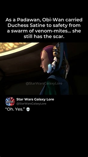 That one time Satine roasted Obi-Wan 💀 #starwars #clonewars #obiwan