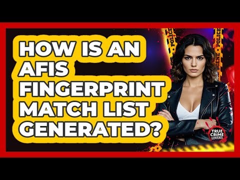 How Is An AFIS Fingerprint Match List Generated?