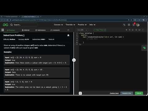 [Day 7] Subset Sum Problem — Recursion → Dynamic Programming | Live DSA | @VikashShipCode