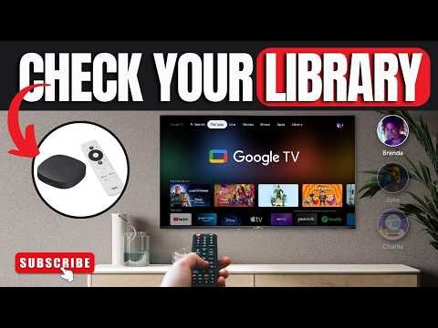 Google TV : How To Check Library | Find Your Library on Onn TV!