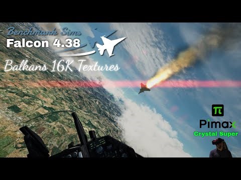 Fighting a Rafale over Italy with the Pimax Crystal Super | Falcon BMS 4.38 - Balkans 16k Textures