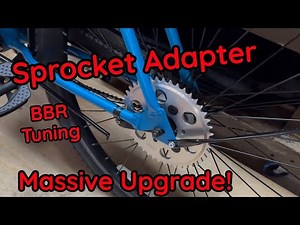 Bikeberry Sprocket Adapter Installation Looks AMAZING On The Bike, #bikeberry #bbrtuning