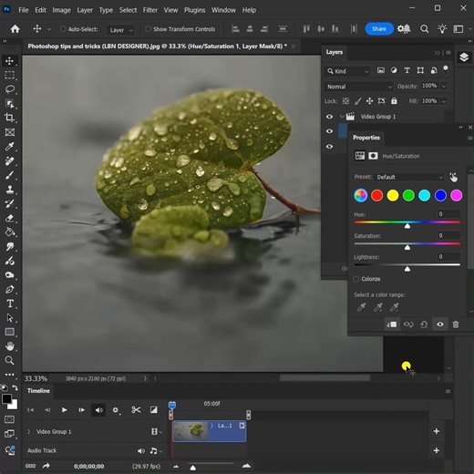 Change Video Object colour | Photoshop tips and tricks