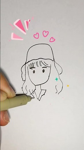 How to draw a woman step by step #easydrawing #drawingtutorial