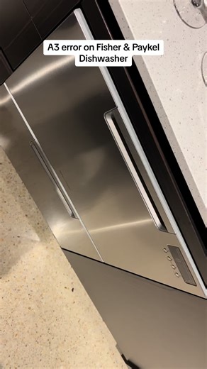 Fisher & Paykel Dishwasher A3 Error Fix