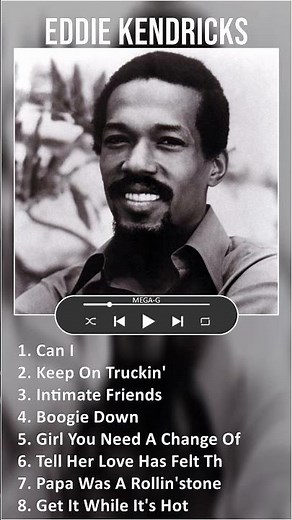 Eddie Kendricks MIX Best Songs #shorts ~ 1950s Music So Far ~ Top Smooth Soul, Soul, Motown, R&B