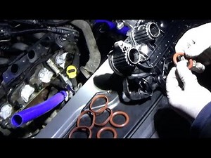 Glow plug replacement (Part 4 of 5) - Inlet manifold refitting - Land Rover Freelander 2 / LR2