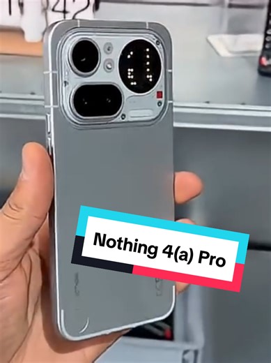 [Use Code NOTHRS6 at Checkout] Nothing Phone 4(a) Pro is an all new, unique design with a powerful SnapDragon 7 Gen 4 CPU, 12GB of RAM, 6.83 Inch AMOLED Display with 144hz refresh rate, 12GB of RAM, 50MP main camera with Sony Sensor, 50MP Telephoto and 8MP Ultra wide, even a 32MP selfie camera. 50w fast charging, metal body and all new glyph matrix on the rear! #phone #newphone #nothingphone4pro #tiktokshopcreatorpicks #greenish @Nothing @Rowling_Nothing @CMF by Nothing.Global