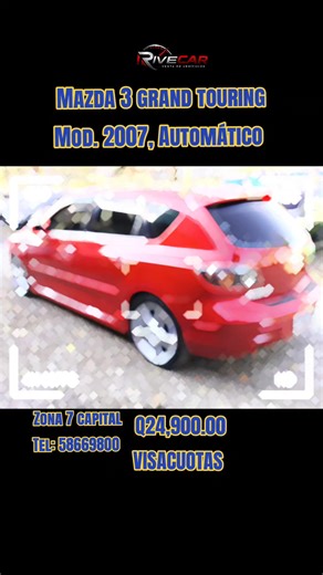Mazda 3 Gran Touring 2007 en venta