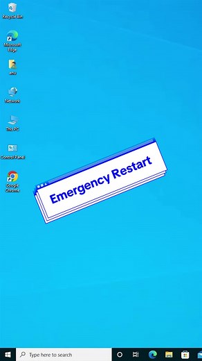 Emergency Restart Process for Windows 10 Devices