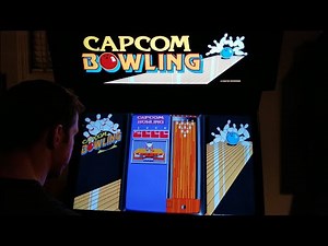Capcom Bowling Arcade Cabinet MAME Gameplay w/ Hypermarquee
