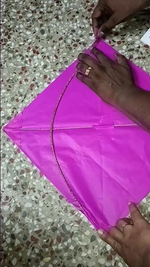 How to Make a Kite in 5 Minutes 🪁| Kite Making Step by Step #craft #kite