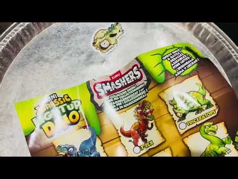3 Year old opening Smasher’s Dinosaur Egg! 