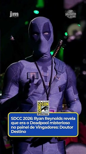 SDCC2026: Ryan Reynolds revela que era o Deadpool misterioso no painel de Vingadores: Doutor Destino