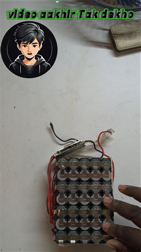 🔋kabad Se Mila Lithium battery pack 🔋K on project 07 #experiment #electronics #lithiumbattery