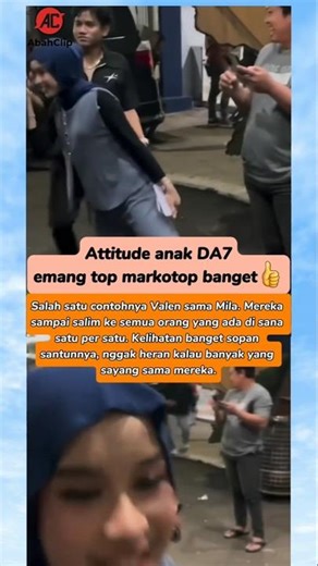 “Attitude Valen & Mila Bikin Kagum!👍#milada7 #valenda7 #milen #da7 #indosiar #fyp