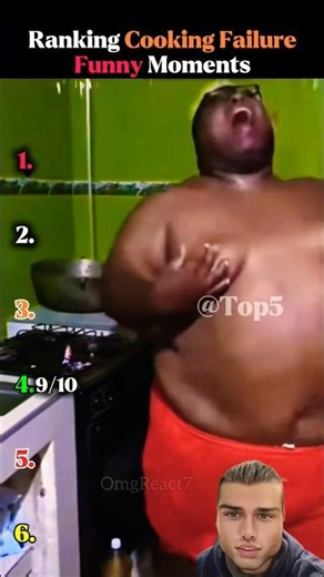 🤣 Top 5 EPIC Cooking Disasters! 🍔💥 #shorts #foryou