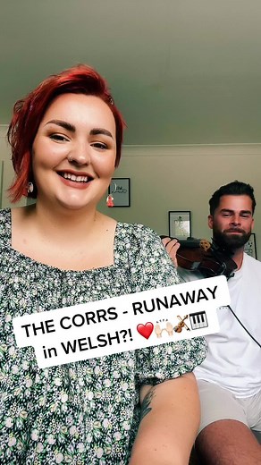 Welsh version of Runaway by #thecorrs with the lovely Ioan on #violin 🎻❤️ Enjoy! 😊 #Duet #welshtiktok #fypシ #foryou #cover #piano #90s #viral