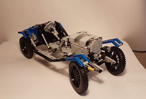 LEGO MOC-21376 MOC - 2х42063 model: Mercer 1911 (Technic 2019)