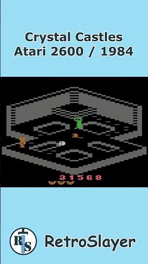 Crystal Castles Gameplay Atari 2600